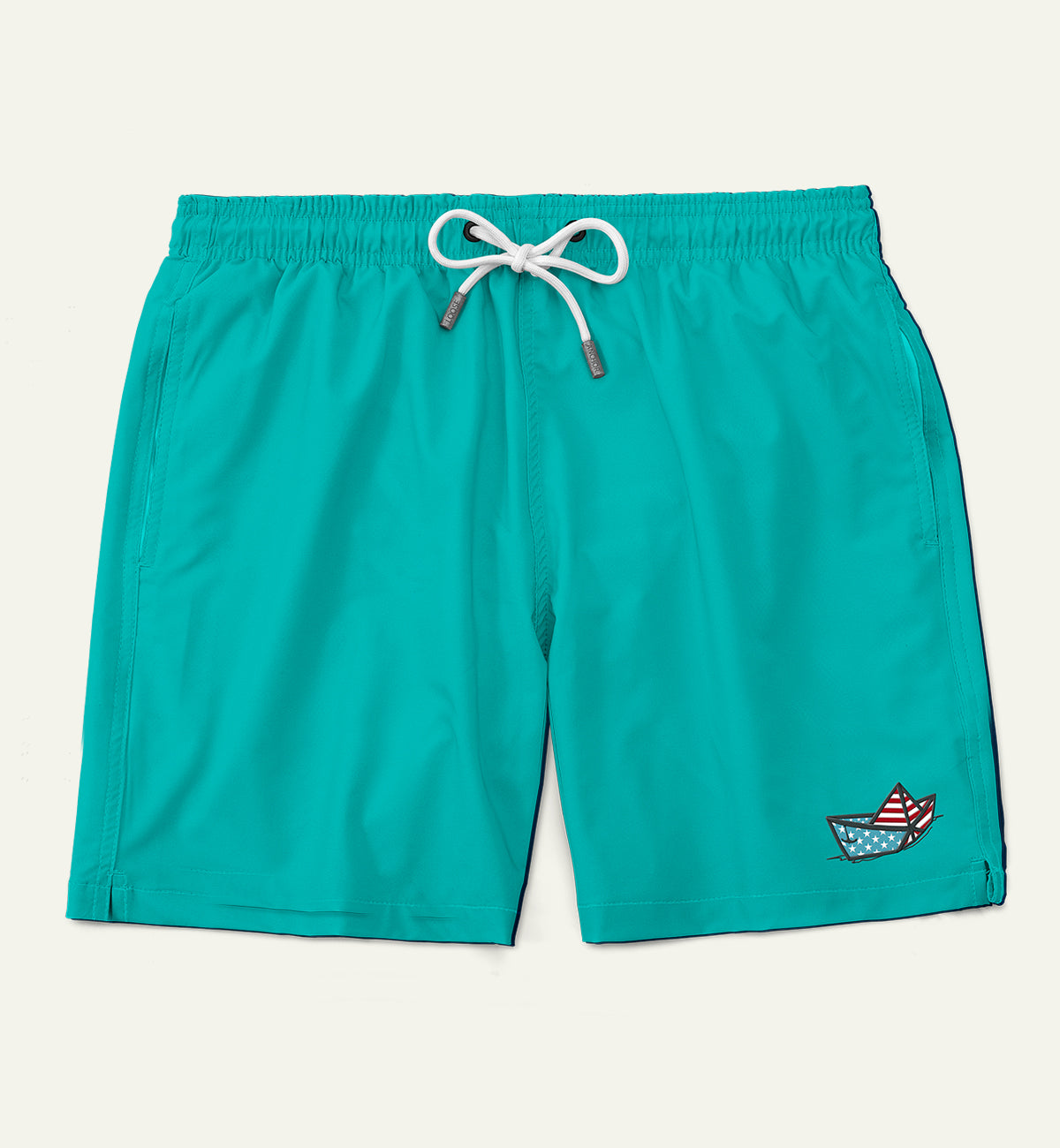 BOAT JACUZZI SHORTS - RED